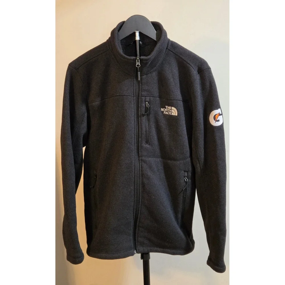 The North Face Gordon Lyons Full Zip Jacket Mens Size Medium Black Gatorade